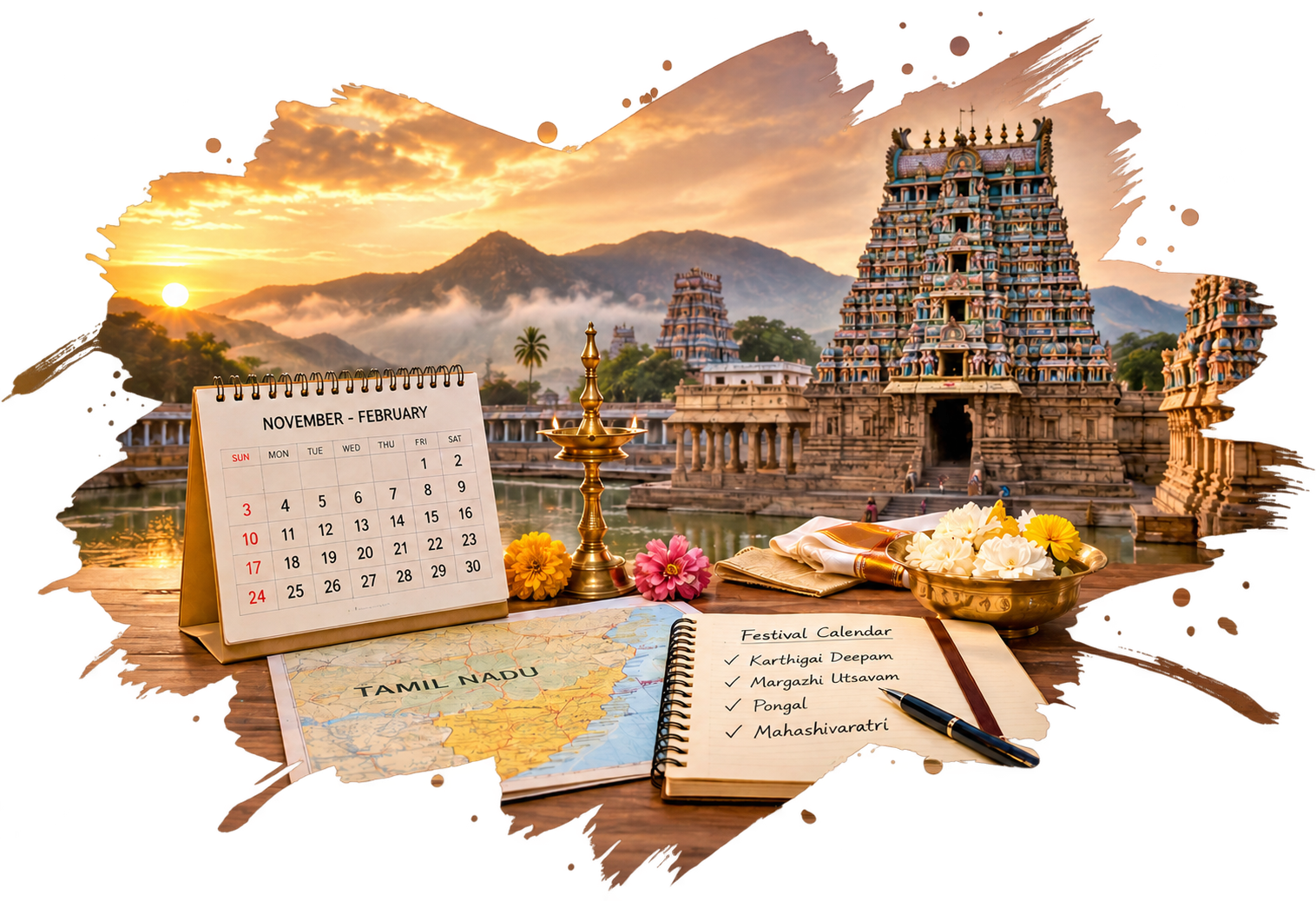 Best season to visit Tamil Nadu temples